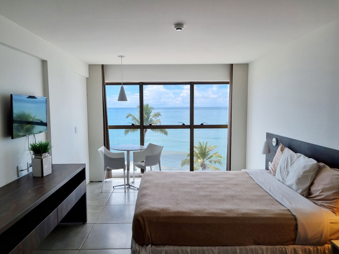 Bedroom, Flat Frente Mar R601, Maceió (capital)