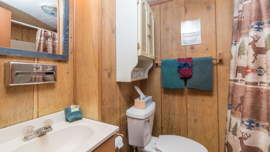 Bathroom 4, Canyon Cabins, Lincoln