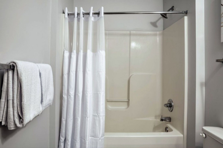 Bathroom, TWO Urban 2BR 2BA Apartments by CozySuites, Indianapolis