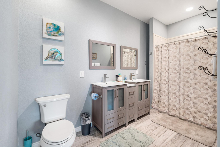 Bathroom 3, Casita Del Mar - Golf Cart Included!, Nueces
