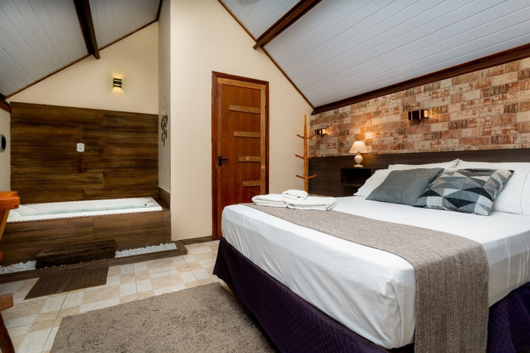 Bedroom 3, Chalés Villa Pinhal, Santo Antônio do Pinhal