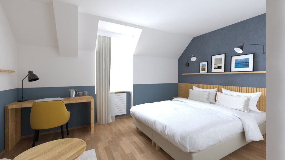 Bedroom 4, Hôtel de Carantec, Finistère