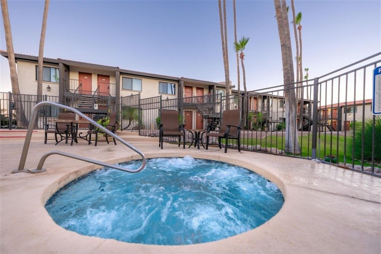 Outdoor spa tub, 143 Fully Furnished 1BR Suite-Pet Friendly! by RedAwning, Maricopa