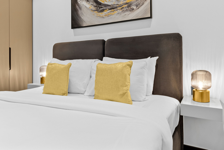 Bedroom 5, Waves - City Serenity: Luxe Living at 15 Northside Tower 2, Dubai
