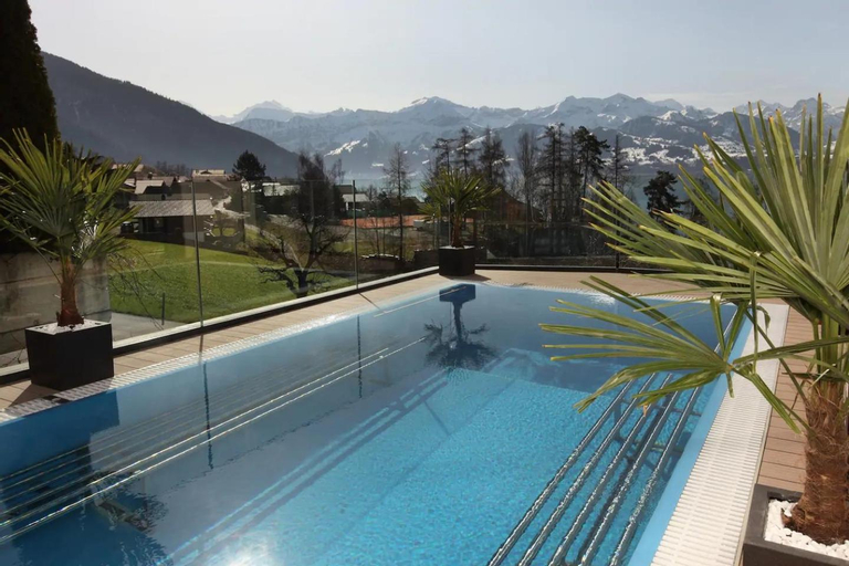 Sport & Beauty, Panorama Boutique Apartment with Air Condition, SPA entry in Solbadhotel, Thun