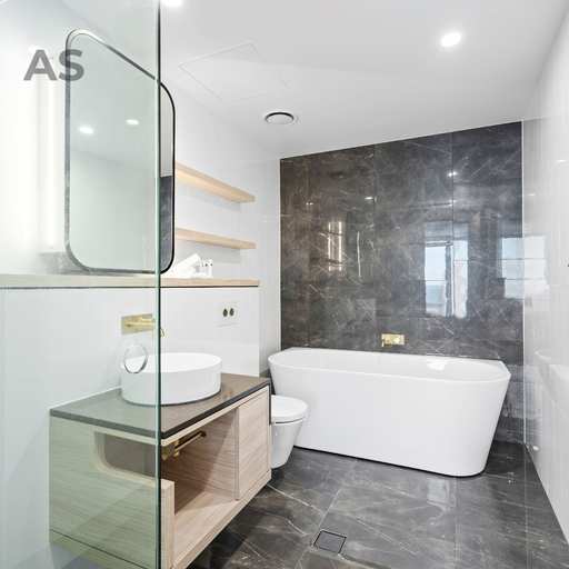 Bathroom, Esplanade (Ocean) - Apartment Stay Private, Gold Coast