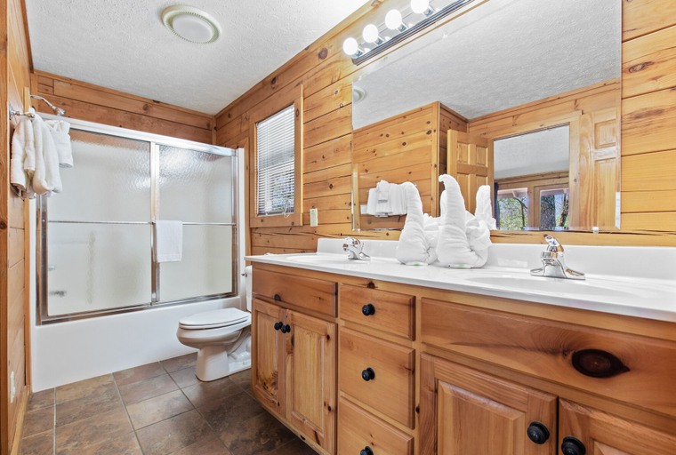 Bathroom 4, Above the Clouds by Jackson Mountain Homes, Sevier