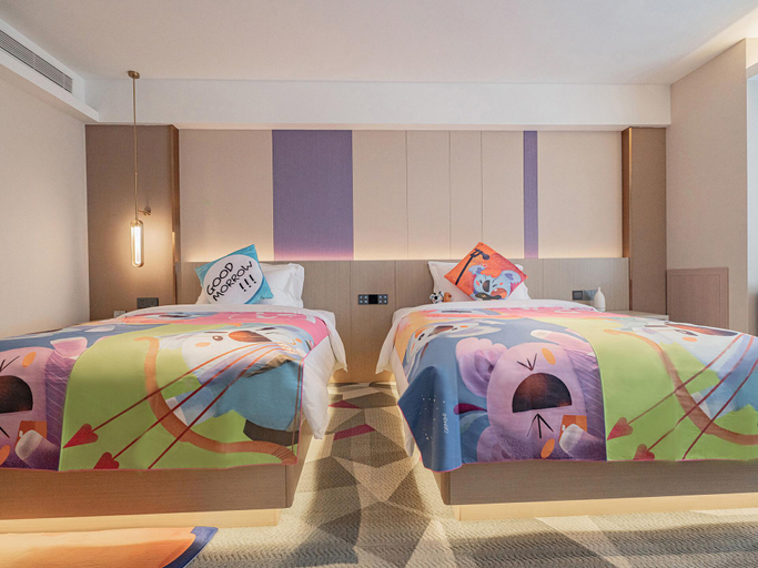 Bedroom 2, Lavande Hotel Dingzhou No.1 Middle School Wanda Plaza, Baoding