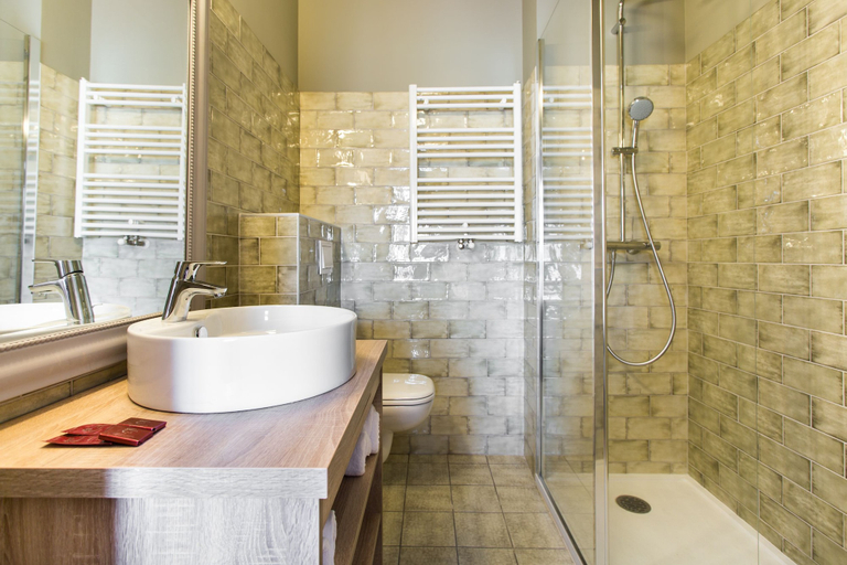 Bathroom 3, Hôtel Mendionde, Pyrénées-Atlantiques