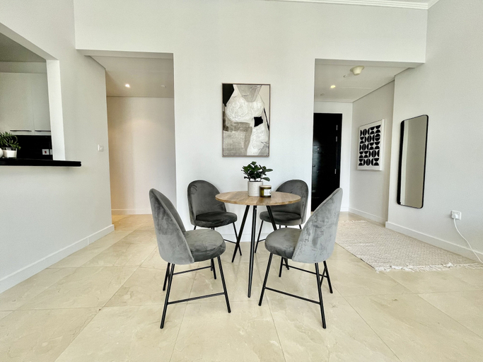 Dining, Stunning 3B Spacious Marina View With Balcony, Dubai