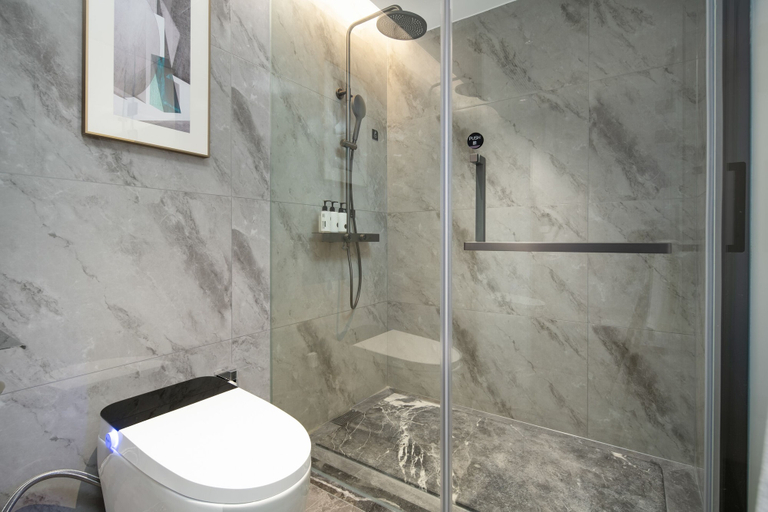 Bathroom 3, Yizhi Hotel Rainbow Bridge Subway Gz, Guangzhou