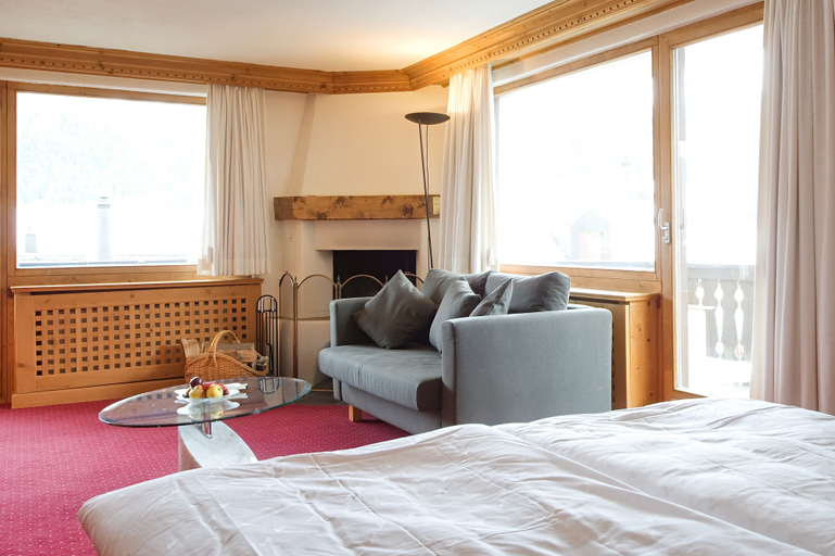 Bedroom 3, Albana Hotel Silvaplana, Maloja
