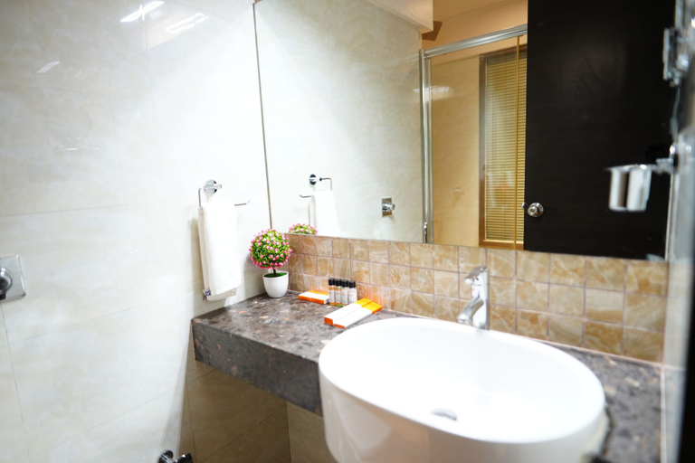Bathroom 5, Hotel Grand Visava, Pune