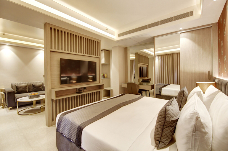 Bedroom 3, Stepstones Hotels and Inn, Delhi
