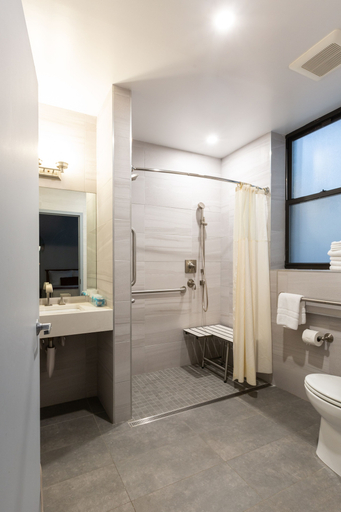 Bathroom 4, Hotel St. James, New York