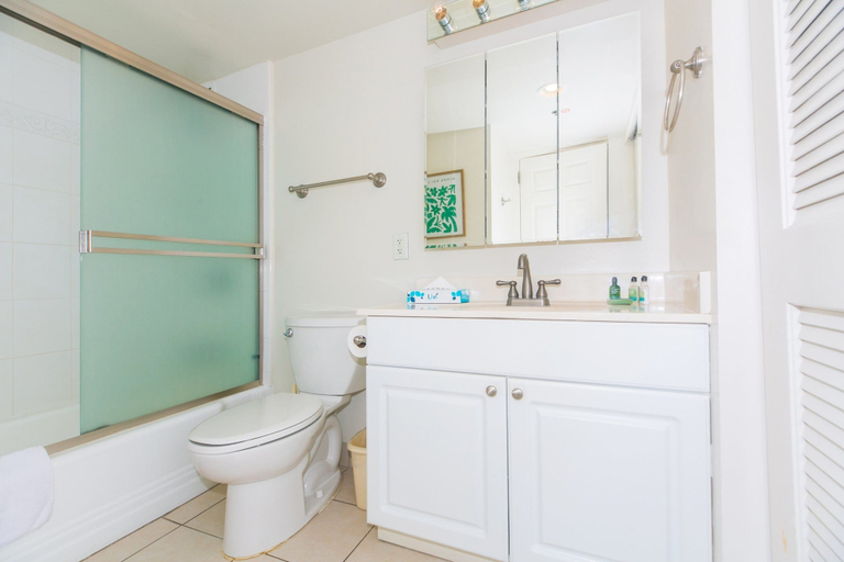 Bathroom 5, Two Bedroom Condo Overlooking Ala Wai Boat Harbor by RedAwning, Honolulu