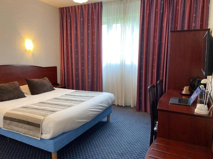 Bedroom 2, Hôtel Fontaine Morlaix, Finistère