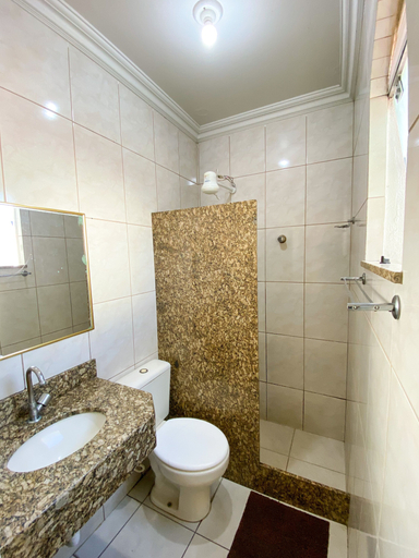 Bathroom 4, Elite Palace Hotel, Pará de Minas