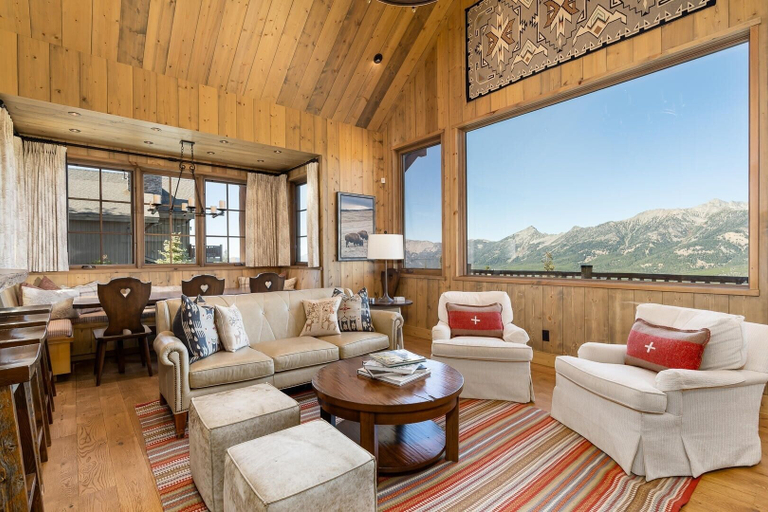 View from property, 5 Bandit Way 4 Bedroom Home by Moonlight Basin Lodging, Madison