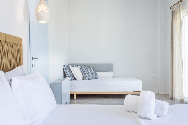 Bedroom 3, Alsea Seafront Apartments, Attica