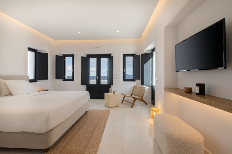 Bedroom 4, Santorini Vinery House, South Aegean