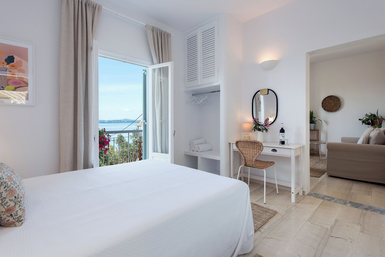 Bedroom 3, Reana Elegant Apartments by Konnect, Barbati, Ionian Islands