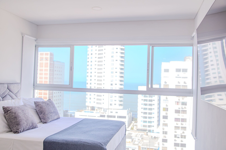 Bedroom 2, Loft Azul 1Hab Vista al mar, Cartagena de Indias