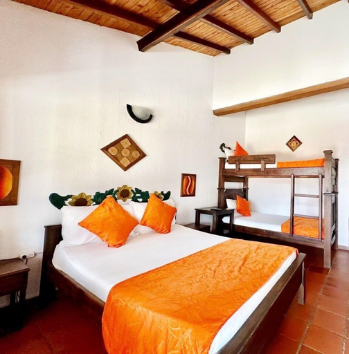 Bedroom 2, Hotel Cristo Rey Campestre, Los Santos