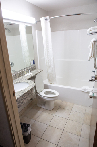 Bathroom 4, Microtel Inn & Suites by Wyndham Searcy, White
