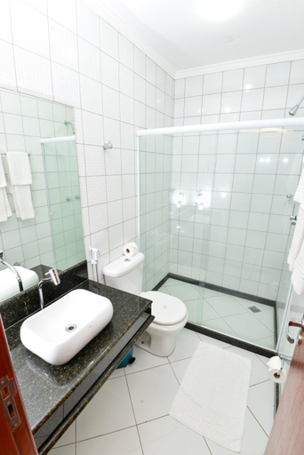 Bathroom, Hotel Plaza Mar, Vila Velha