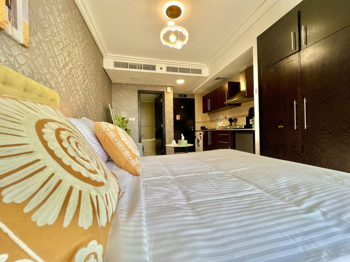 Bedroom 3, Cosmos Living Cozy Studio With Balcony, Dubai