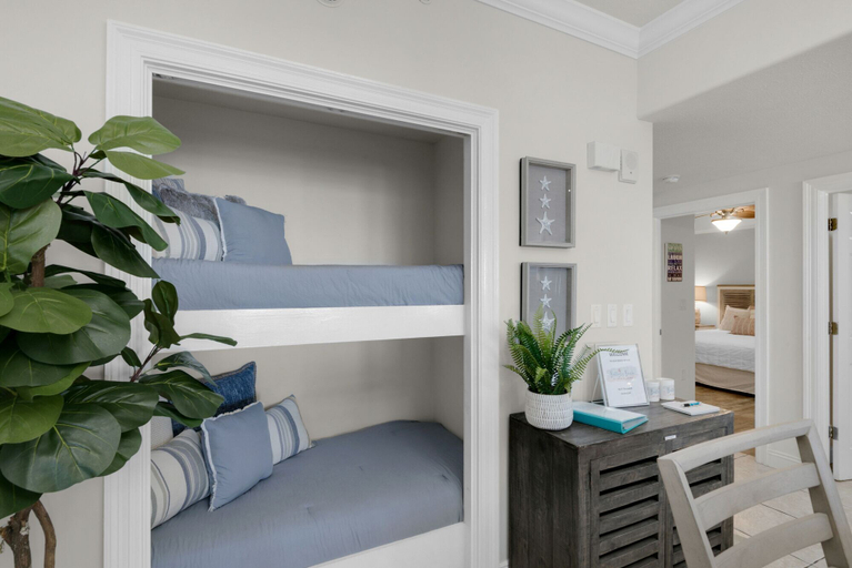 Bedroom 3, Treasure Island 0104, Bay