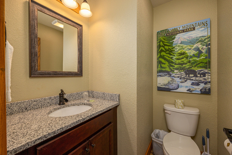 Bathroom 4, Splashing Bear Lodge, Sevier