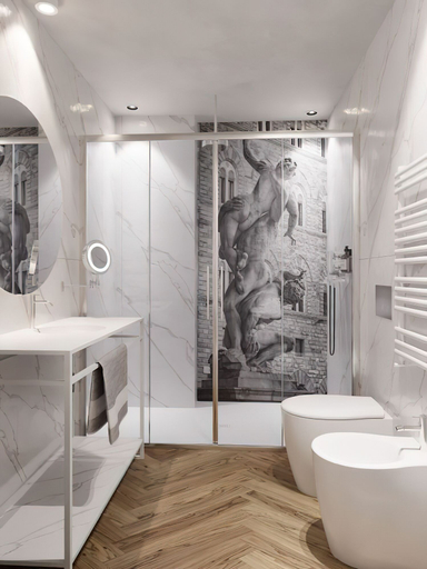 Bathroom 4, La Fortezza, Florence