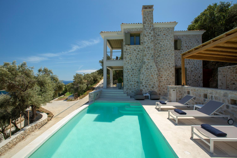 Swimming pool 4, Villa Elanthy-New Luxury villa with private sea access, Ionian Islands