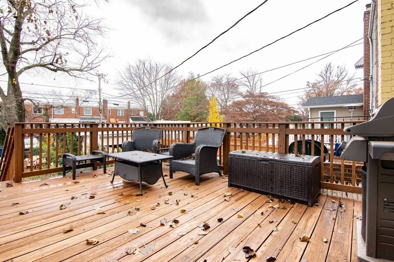 Balcony, Gorgeous Home 10 min to DC by CozySuites, Alexandria