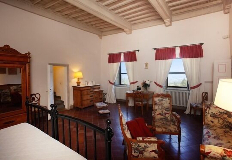Bedroom 4, Badia a Coltibuono, Siena