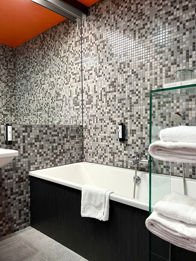 Bathroom 5, Logis Hôtel et spa Le Renard Châlons-en-Champagn, Marne