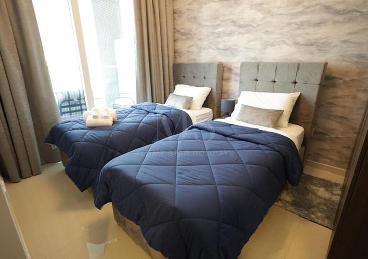 Bedroom 2, Mh- Peaceful 1 Bhk Canal View Ref 25013, Dubai