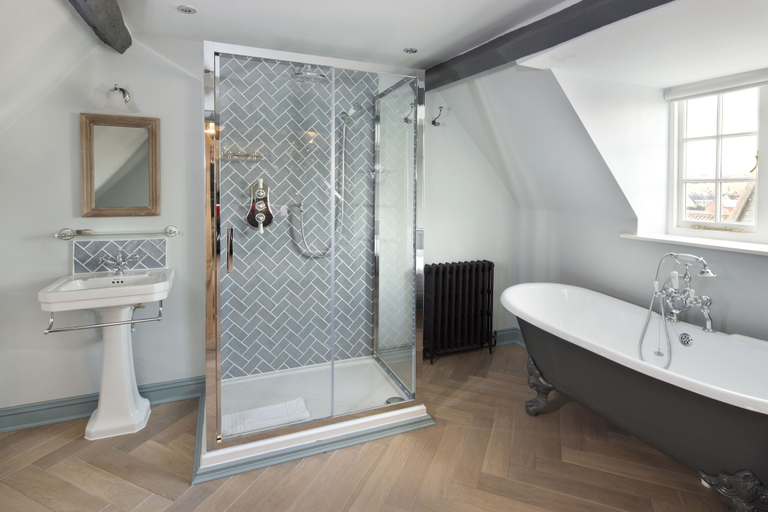 Bathroom 3, The George Townhouse, Warwickshire