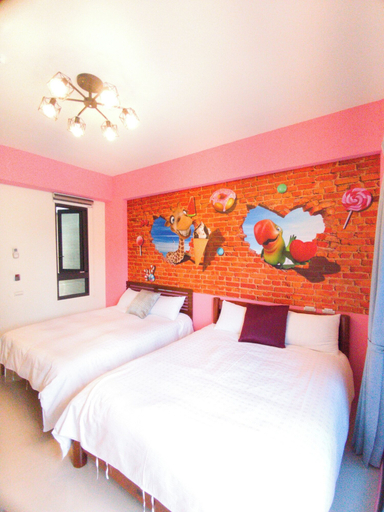 Bedroom 5, Huyan Feng Hotel, Pingtung