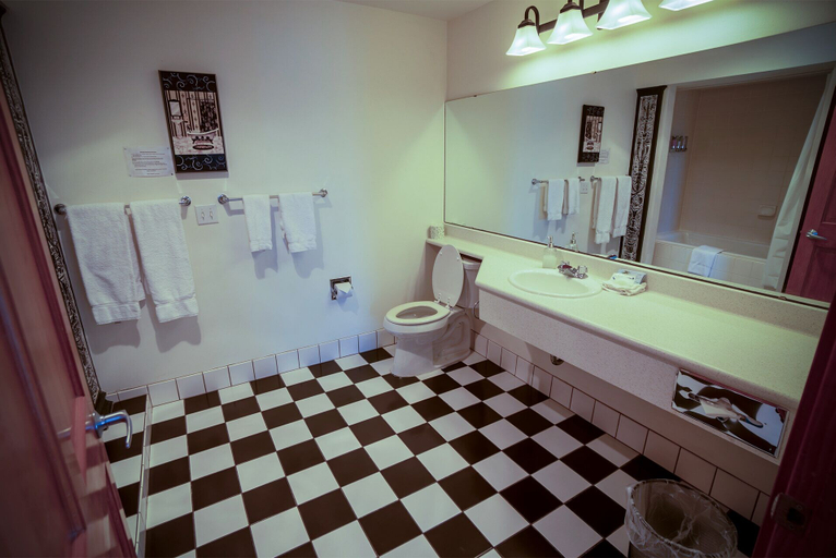 Bathroom 5, Nuks Executive Suites, Brown