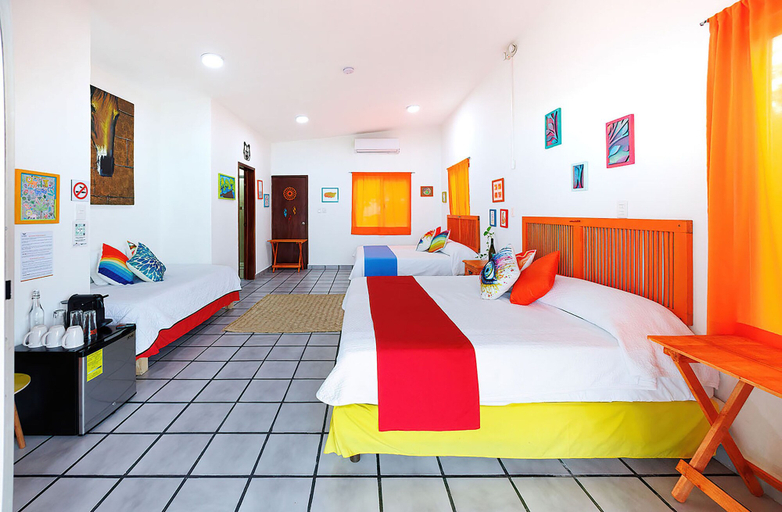 Bedroom 2, El Búho Lagoon Bacalar, Othón P. Blanco