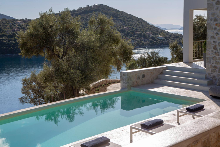 Swimming pool 5, Villa Elanthy-New Luxury villa with private sea access, Ionian Islands