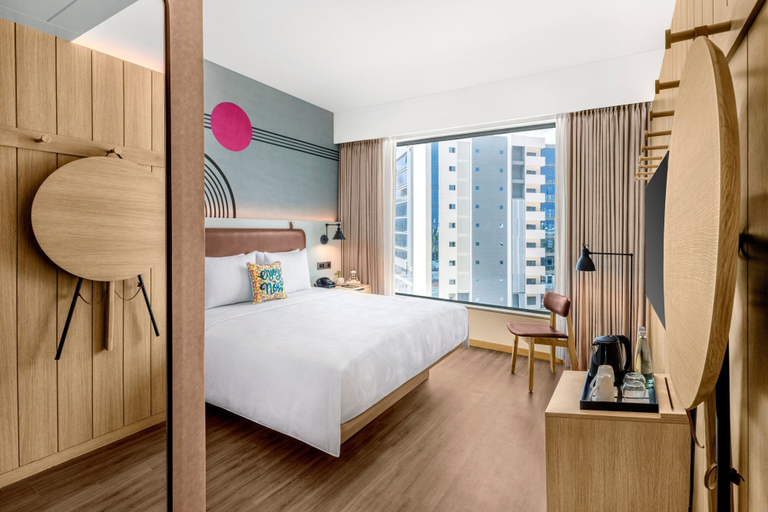 Bedroom 3, Moxy Bengaluru Airport Prestige Tech Cloud, Bangalore