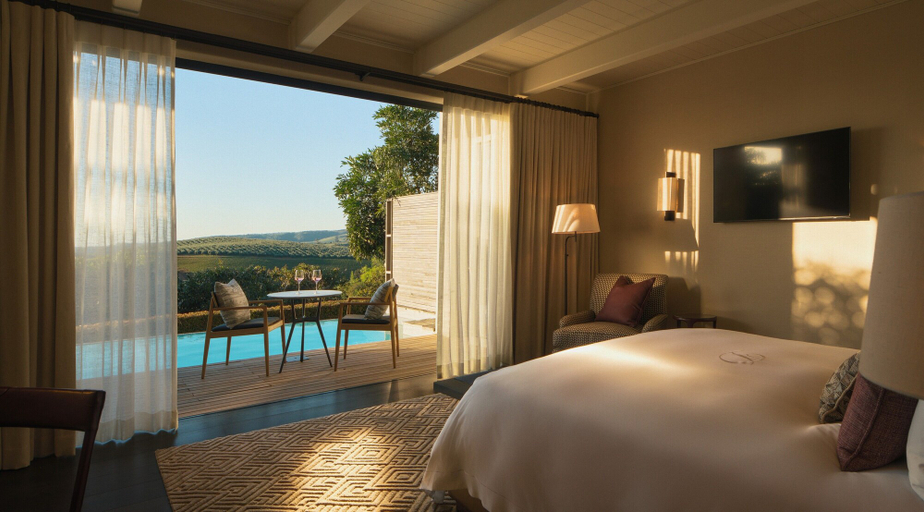 Bedroom 3, Delaire Graff Lodges & Spa, Cape Winelands