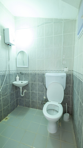 Bathroom, Huzur Pansiyon, Mudanya