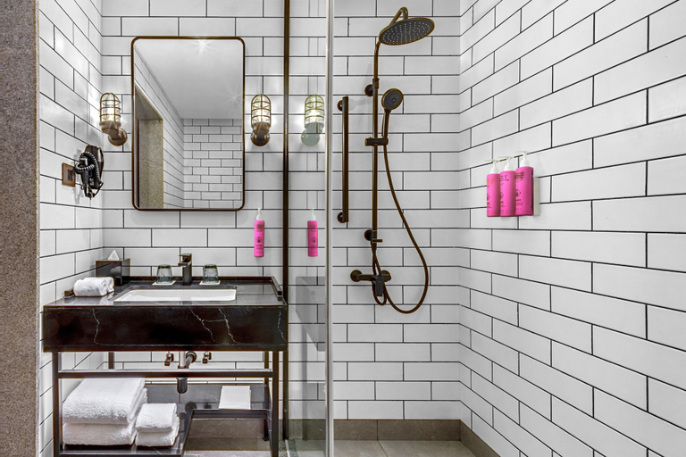 Bathroom 4, Moxy Bengaluru Airport Prestige Tech Cloud, Bangalore