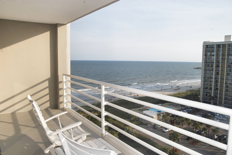 Balcony 3, NORTH HAMPTON 1105 3 BEDROOM 3 BATH OCEAN VIEW Condo by RedAwning, Horry