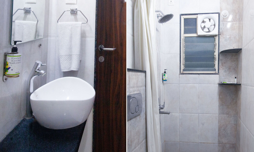Bathroom 4, Treebo Park View Hadapsar, Pune
